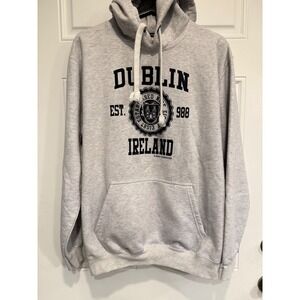 Irish Connexxion Dublin Ireland Hoodie Gray XL Pullover‎ Graphic Sweatshirt